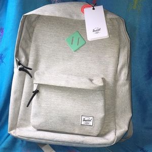 Herschel heritage light grey backpack 🎒